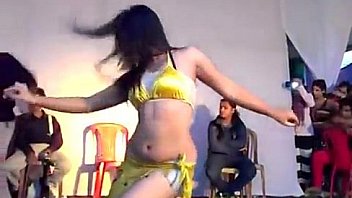 Sexy hot girl dancing on stage