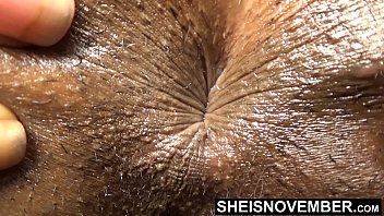 HD Great Booty Hole Anus CloseUp Petite Ebony Girl Butt Hole Open Inside Amazing Ass Crack , Msnovember Spread Slim Cute Butt Cheeks Wink Bootyhole , Great Body Posing On Couch And Playing HD Sheisnovember