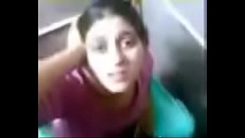 punjabi girl komal giving hot blowjob in toilet and making her boyfriend cum