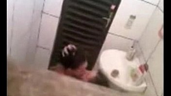 Spying my lesbian sister in bathroom with girlfriend. Great !