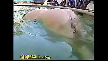 Teen Allie POV Grabbed Underwater - Grope-Cam.com