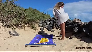 Teen fucked at beach