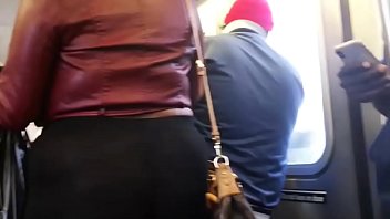 Fat Ass For Good Groping in Subway