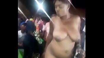 d. South African Girl Naked in public party
