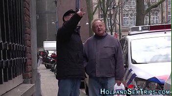 Dutch hooker fucks geezer