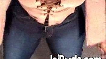 Joi Ryda in jeans going commando