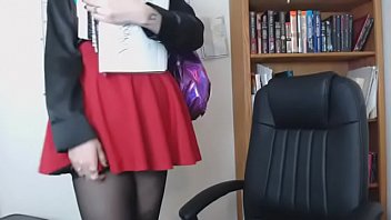 Teaser Clip! Goth BBW Tattooed Schoolgirl becomes Detention Aide and Seduces Teacher to do Her Bidding Femdom Fetish