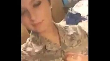 Lauren Russell - Gorgeous military babe stripping uniform   fingering to orgasm