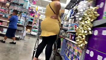 Wide hips and big butt milf in store