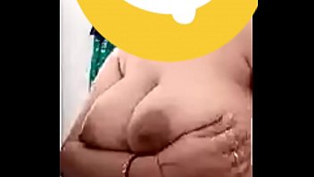 Bhabi going crazy pressing boobs