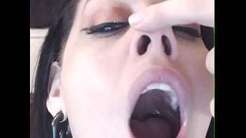 Cum up my fucking nose!