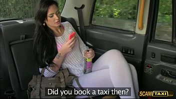 Lovely Sasha gives the driver a blowjob for the taxi fare