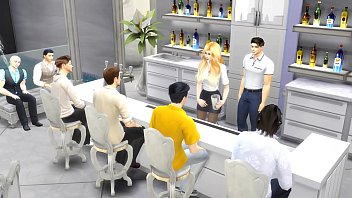 Sims 4 Animation - Husband invites friends to gangbang wife