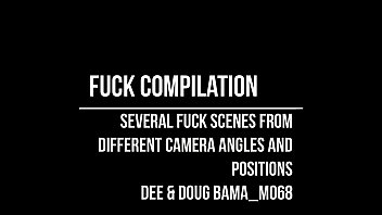 Doug pounds Dee in different positions - Compilation