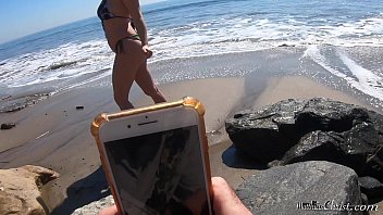 Fucking the blonde beach babe I helped to take selfies - Matthias Christ