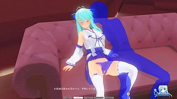 [CM3D2] Blue haired girl in kimono