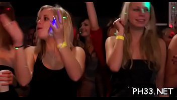 Tons of bang on dance floor blow jobs from blondes wild fuck
