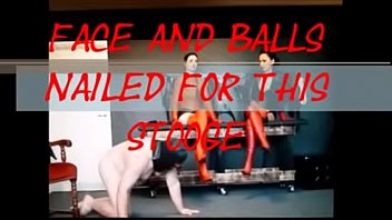 Mom Secretarys Nailing Slaves Balls. See pt2 at goddessheelsonline.co.uk